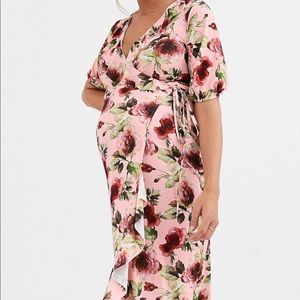 ASOS Maternity floral wrap dress